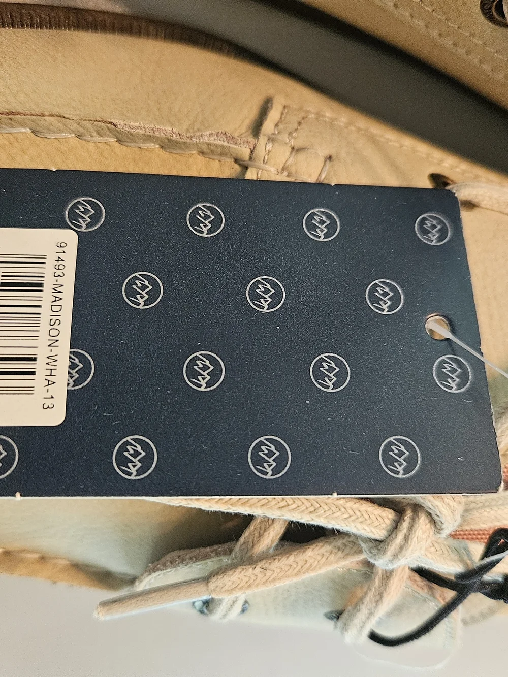 Men's Casual Real Leather Lace-Up Boat Shoes in Beige